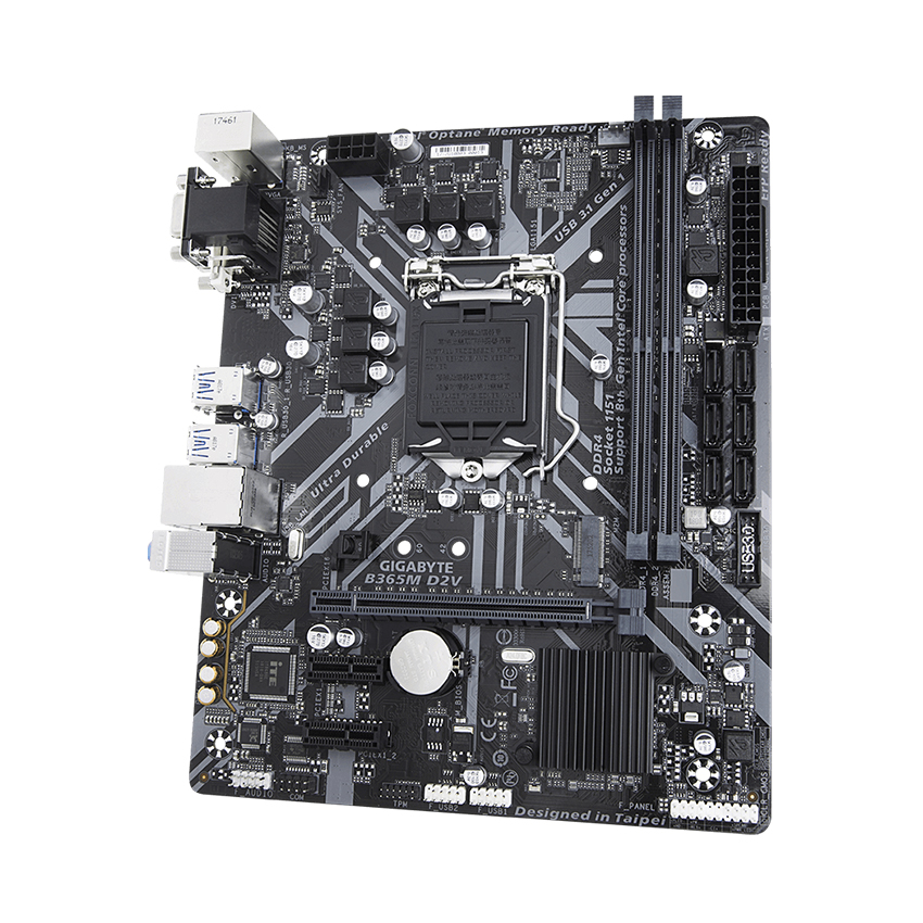 Mainboard GIGABYTE B365M-D2V (Intel B365/Socket 1151-v2/mATX/2 khe Ram DDR4)