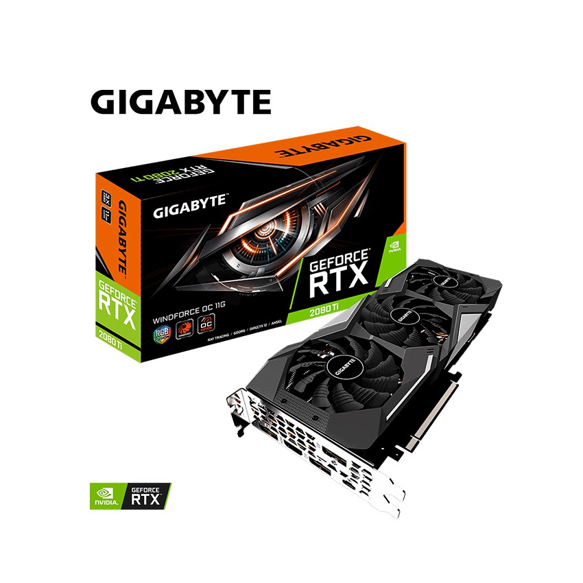 Card màn hình GIGABYTE RTX 2080 Ti Gaming OC (11GB GDDR6/352-bit/HDMI+DP+Type-C)