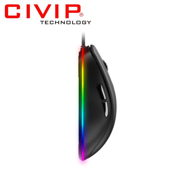 Chuột có dây gaming DareU EM908X Black (LED RGB)