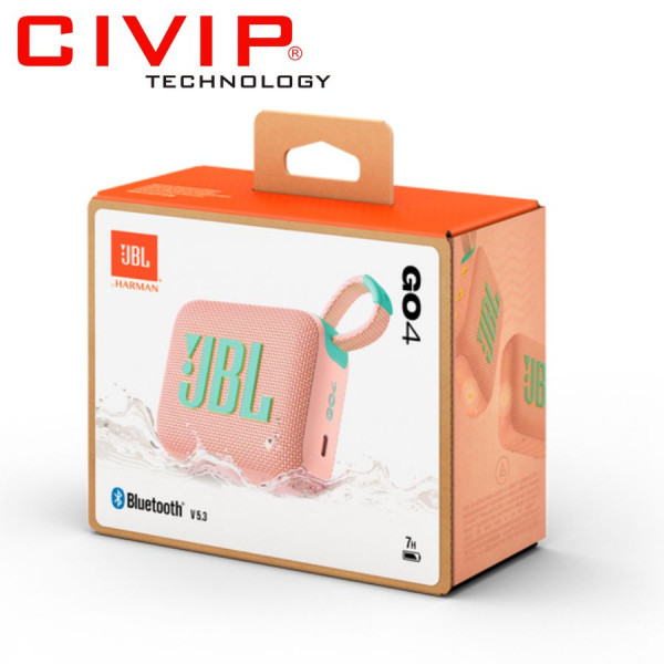 Loa JBL Bluetooth Go 4 Pink