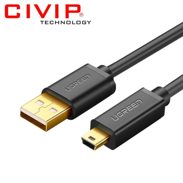 Cáp chuyển đổi USB 2.0 to mini USB dài 1.5M Ugreen 10385