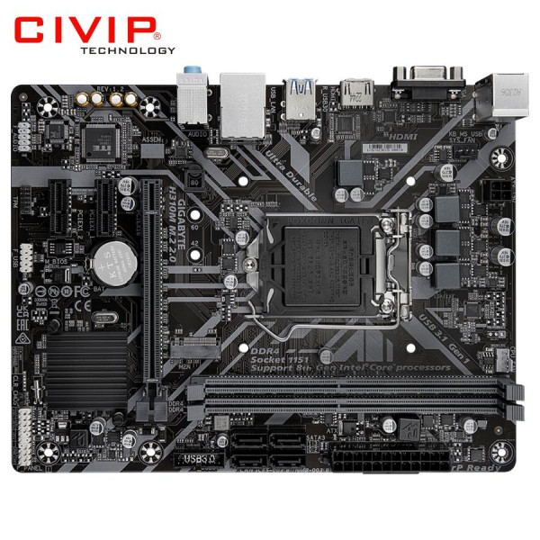 Mainboard GIGABYTE H310M M.2 2.0 (Chipset H310, CPU Intel LGA 1151, Ram DDR4, VGA / HDMI)