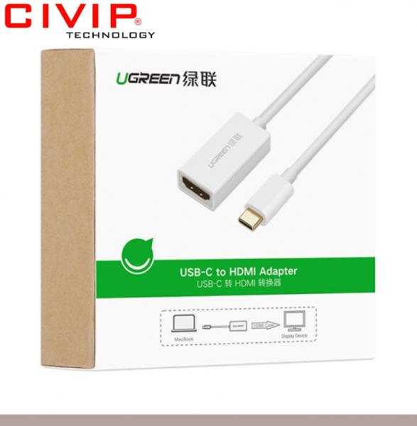 Cáp chuyển đổi Type C to HDMI Ugreen 40273 hỗ trợ 4k*2K