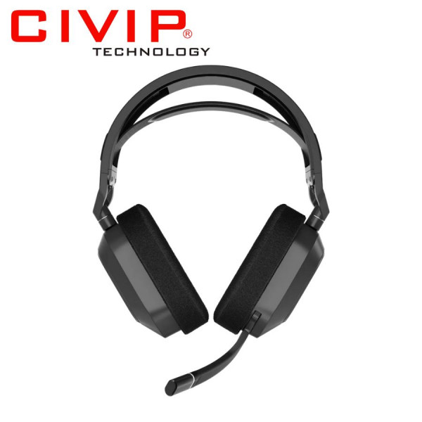 Tai nghe Corsair HS80 MAX WIRELESS - Steel Gray