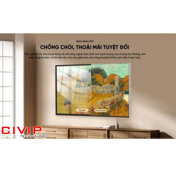 Smarrt Tivi Coocaa  55LN7000G 4K QLED 55 inch (Tivi khung tranh)