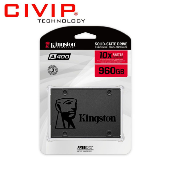 Ổ cứng SSD Kingston A400 960GB 2.5'' SATA 3 (SA400S37/960G)