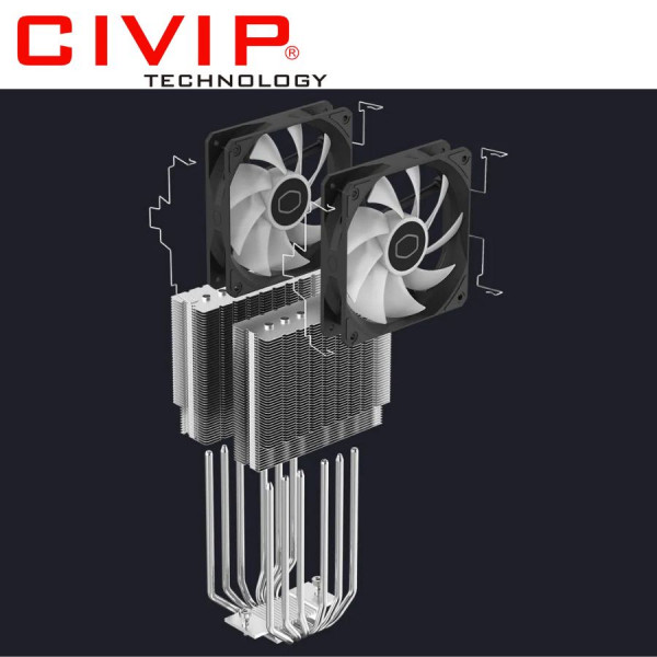 Tản nhiệt khí CPU Cooler Master Hyper 620s