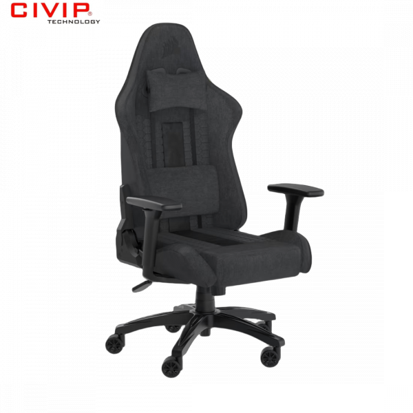 Ghế Gaming Corsair TC100 RELAXED - Fabric Black Grey