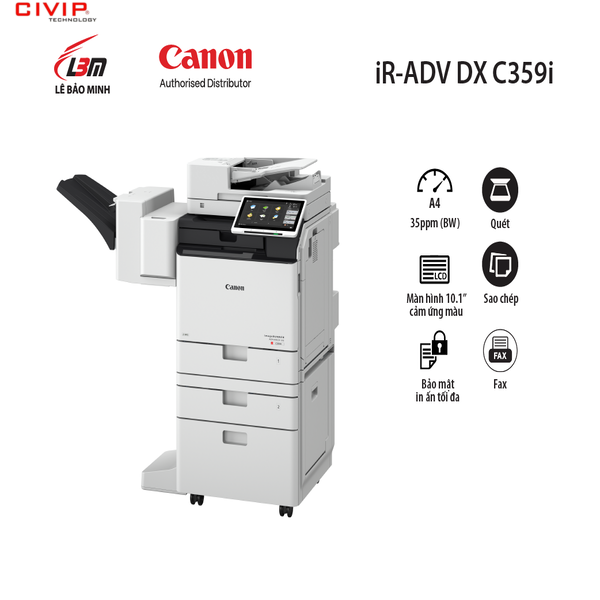 Máy photocopy màu Canon iR-ADV DX C359i (Hàng chính hãng Lê Bảo Minh phân phối)