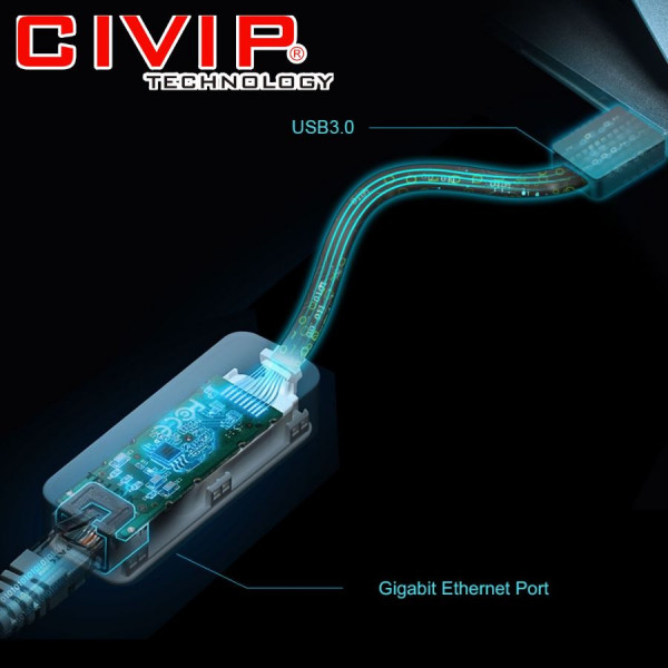 Bộ chuyển đổi USB 3.0 to LAN TPLink UE306