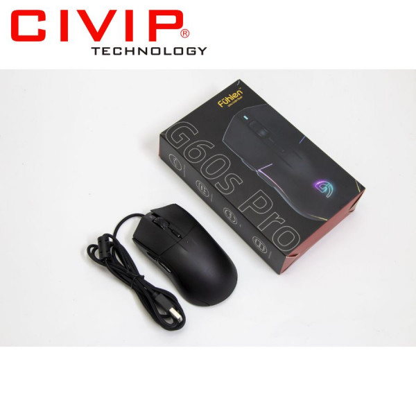 Chuột có dây Fuhlen Gaming G60S Pro - Black